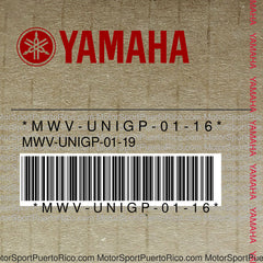 MWV-UNIGP-01-16 Original OEM YAMAHA