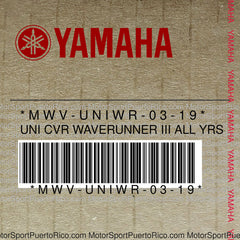 MWV-UNIWR-03-19 Original OEM YAMAHA