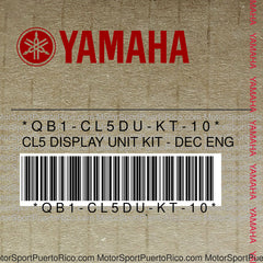 QB1-CL5DU-KT-10 Original OEM YAMAHA