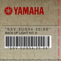 SSV-5UG54-20-00 Original OEM YAMAHA