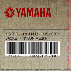 STR-08JNM-BK-3X Original OEM YAMAHA