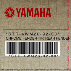 STR-4WM26-92-00 Original OEM YAMAHA