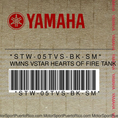 STW-05TVS-BK-SM Original OEM YAMAHA