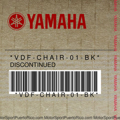 VDF-CHAIR-01-BK Original OEM YAMAHA