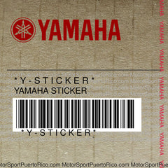 Y-STICKER Original OEM YAMAHA