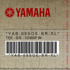 YAB-09SOE-BR-XL Original OEM YAMAHA