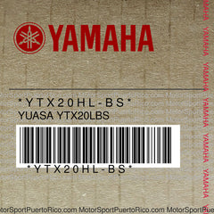 YTX20HL-BS Original OEM YAMAHA