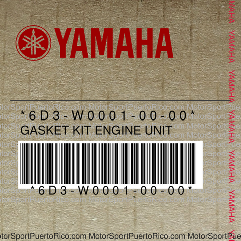6D3-W0001-00-00 Original OEM YAMAHA