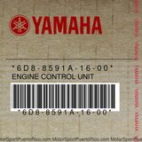 6D8-8591A-16-00 Original OEM YAMAHA