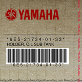 6E5-21734-01-33 Original OEM YAMAHA