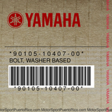 90105-10407-00 Original OEM YAMAHA