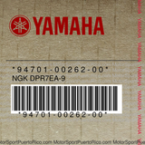 94701-00262-00 Original OEM YAMAHA
